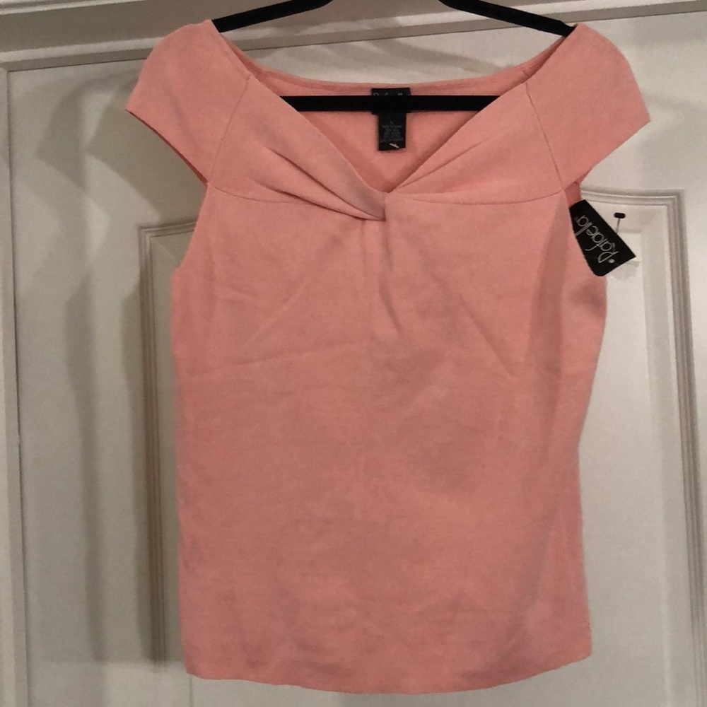 Rafella peach sleeveless shirt brand new